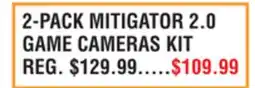 Dunham's Sports 2-PACK MITIGATOR 2.0 GAME CAMERAS KIT offer