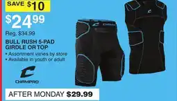 Dunham's Sports BULL RUSH 5-PAD GIRDLE OR TOP offer