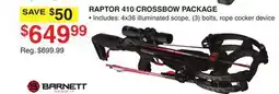 Dunham's Sports RAPTOR 410 CROSSBOW PACKAGE offer