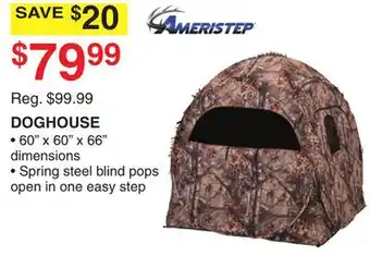 Dunham's Sports DOGHOUSE offer