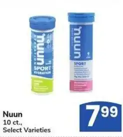 Albertsons Nuun offer