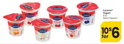 Albertsons Lucerne Yogurt offer