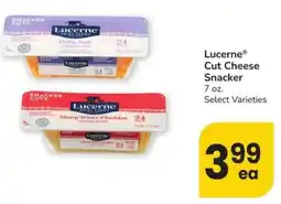 Albertsons Lucerne cut cheese snacker offer