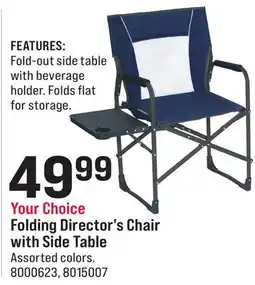 Ace Hardware Folding Director's Chair with Side Table offer