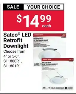 Ace Hardware Satco LED Retrofit Downlight offer