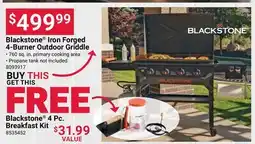 Ace Hardware Blackstone Iron Forged 4-Burner Outdoor Griddle offer