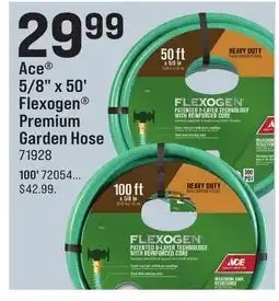 Ace Hardware Ace 5/8 x 50' Flexogen Premium Garden Hose offer