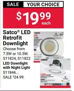 Ace Hardware Satco LED Retrofit Downlight offer