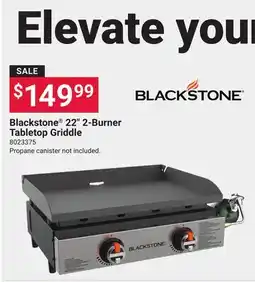 Ace Hardware Blackstone 22 2-Burner Tabletop Griddle offer