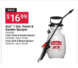 Ace Hardware Ace 1 Gal. Home & Garden Sprayer offer