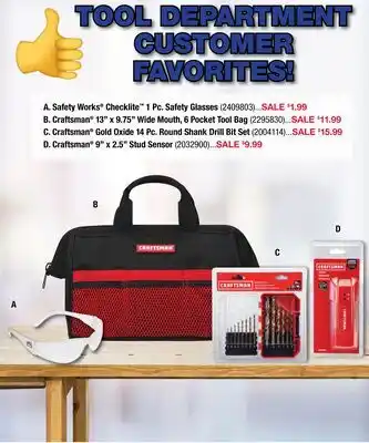 Ace Hardware Safety Works Checklite 1 Pc. Safety Glasses offer