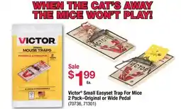 Ace Hardware Victor Small Easyset Trap For Mice 2 Pack–Original or Wide Pedal offer