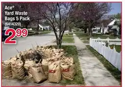 Ace Hardware Ace Yard Waste Bags 5 Pack offer