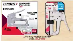 Ace Hardware Arrow Heavy-Duty Staple Gun T50 3/8 offer