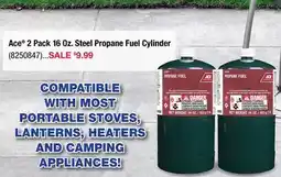 Ace Hardware Ace 2 Pack 16 Oz. Steel Propane Fuel Cylinder offer