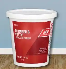 Ace Hardware Ace Gray Plumber's Putty, 14 Oz offer