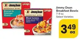 Albertsons Jimmy dean breakfast bowls offer