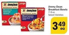 Albertsons Jimmy dean breakfast bowls offer