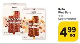 Albertsons Keto pint bars offer