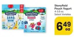 Albertsons Stonyfield pouch yogurt offer