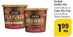 Albertsons Kodiak muffin mix cake mix cup offer