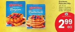 Albertsons Krusteaz pancake mix offer