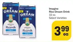 Albertsons Imagine rice dream drink offer