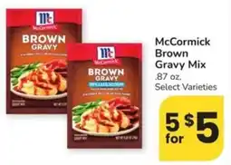Albertsons McCormick Brown Gravy Mix offer