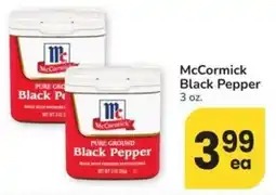 Albertsons McCormick Black Pepper offer
