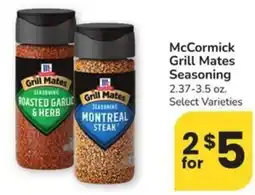 Albertsons McCormick Grill Mates Seasoning offer