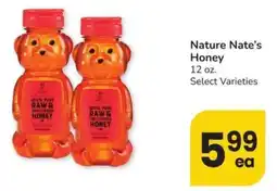Albertsons Nature nate's honey offer
