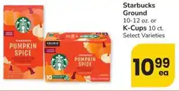 Albertsons Starbucks Ground or K-Cups offer