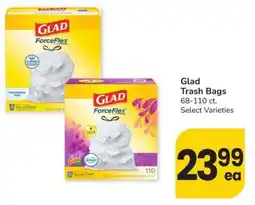 Albertsons Glad Trash Bags offer