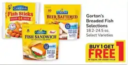 Albertsons Gorton's Breaded Fish Selections offer
