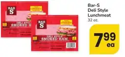 Albertsons Bar-S Deli Style Lunchmeat offer
