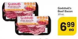 Albertsons Godshall's Beef Bacon offer