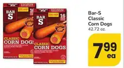 Albertsons Bar-S Classic Corn Dogs offer