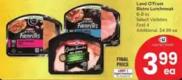 Albertsons Land O'Frost Bistro Lunchmeat offer