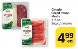 Albertsons Citterio Sliced Italian Meats offer