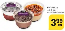 Albertsons Parfait Cup offer