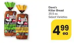 Albertsons Dave's Killer Bread offer