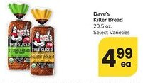 Albertsons Dave's Killer Bread offer