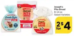 Albertsons Joseph's Pita Bread offer
