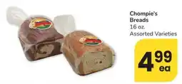 Albertsons Chompie's Breads offer