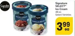 Albertsons Signature select ice cream offer