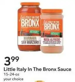 Publix Little Italy In The Bronx Sauce offer