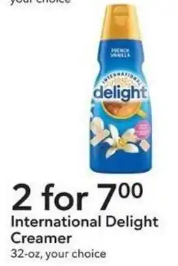 Publix International Delight Creamer offer