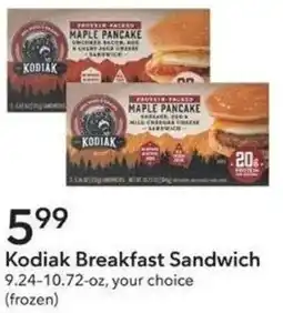 Publix Kodiak Breakfast Sandwich offer