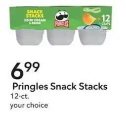 Publix Pringles Snack Stacks offer