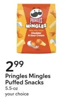 Publix Pringles Mingles Puffed Snacks offer